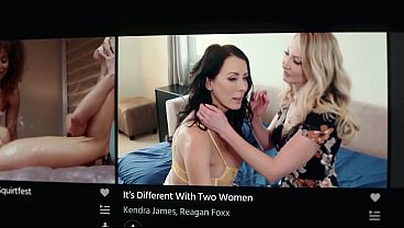 Check Out Cubbi Thompson Getting Her Big Tits Oiled Up In A Full Body Massage That Turns Into Hot Lesbian Scissoring Action.