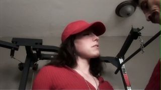 College Teen Gets Railed By The Gym Teacher After Class