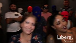 Massive Orgy With Sexy Girls, They Get Tons Of Cock And Cum