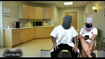 Doctor And Nurse Sneaking A Quick Nasty Break, Talking Filthy And Getting Hands-on