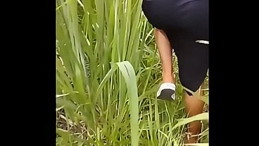 Fucking The Neighbor In Her Dress Right On The Public Avenue