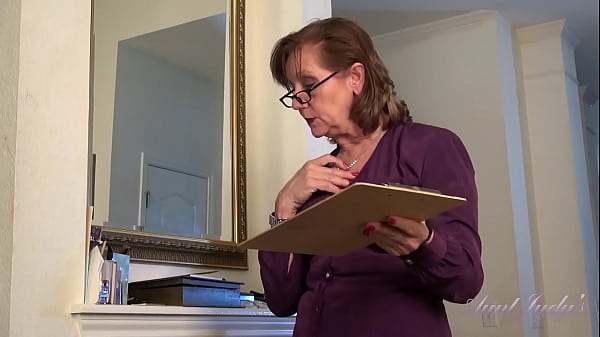 Check Out Aunt Judy’s – 60-year-old Texas Redhead Milf Marie, Your Horny New Secretary Ready To Get Dirty In The Office.