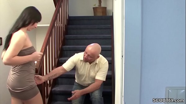 Stepdad Fucks His Horny Little Daughter In The Hallway
