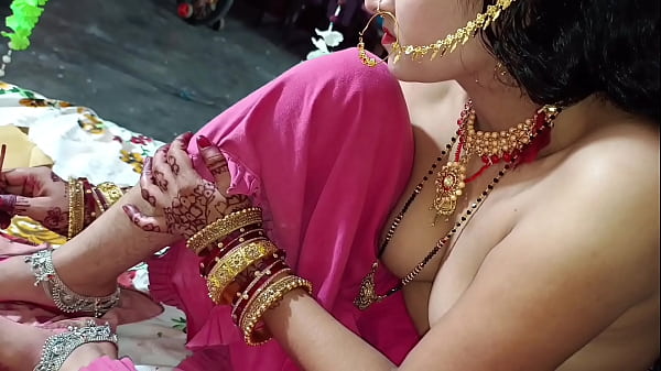 Suhagraat Indian Couple’s First Night Raw Fucking With Clear Hindi Moans