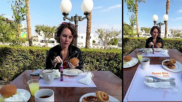 Restaurant Hookup Turns Into A Hotel Room Creampie Fuck.