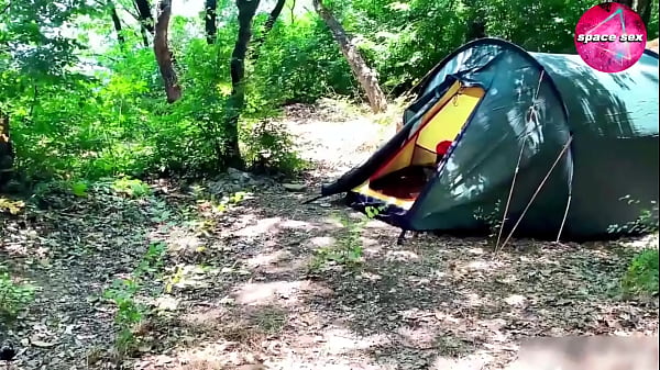 Watched A Horny Camping Chick Finger Herself Alone In The Woods.