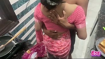 Desi Bhabhi Gets Fucked Hard While Cooking In The Kitchen