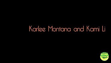 Hot Lesbian Action With Karlee Montana And Kami Lee Gets Wild When A Third Girl Joins The Fuck Fest