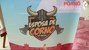 Wife Gets Fucked Hard And Gives Her Tight Asshole Right In Front Of Her Cuck At The Spartans Arena.