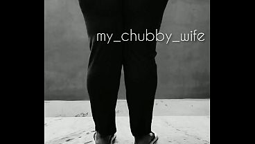 Indian Chubby Wife Showing Off Her Big Ass While Stripping Down.