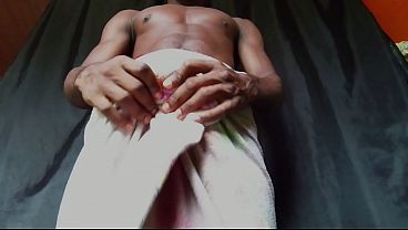 I’m Stroking My Thick Black Cock Until I Cum.