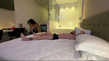 Ebony Slut Drains Herself Sucking On That Thick White Dick