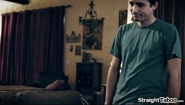Stepmom’s Hand Slips And Grabs Her Stepson’s Thick Cock