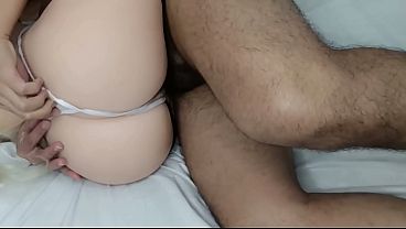 Japanese Stepdaughter Gets Accidental Anal Creampie