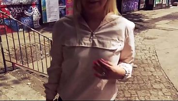 Super Public Fuck In A Bar: Hot Blonde Slut Getting Railed