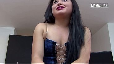 Thick Ass Latina Bends Over In That Tiny Skirt, Dude Can’t Keep His Hands Off Grabbing It.