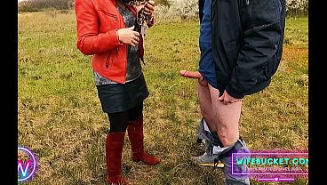 My Hot Mature Wife Drained My Cock In The Open Air Like A Nasty Slut.