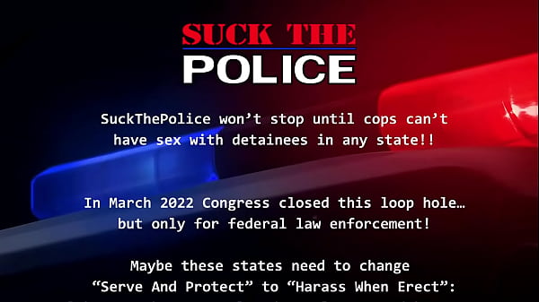 Alexandria Wu’s Got No Choice But To Deep-throat Officer Tampa’s Surveillance Gear, Gotta Suck That Police Dick All Over Again.