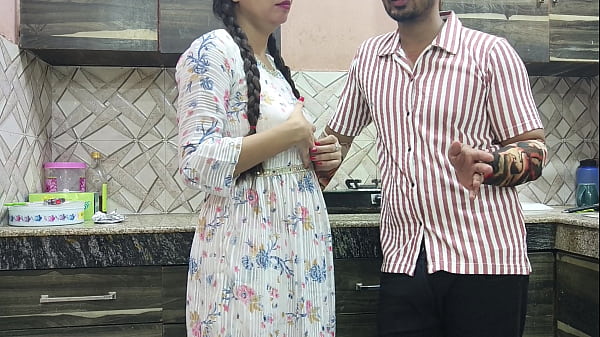 Desi Jija Sali Ki Gandi Hindi Baat Ke Saath Kitchen Mein Garam Chudai