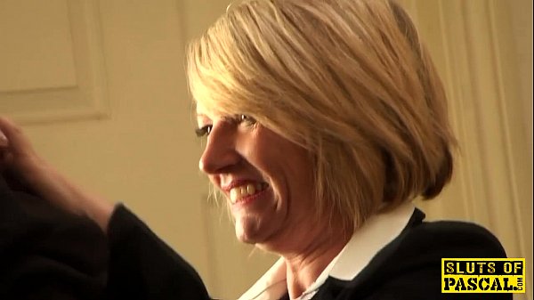 British Milf Gets Her Tight Pussy Pounded Deep By A Young Dominant Cock