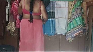 Indian Village Aunty In A Nighty, Homemade Sex Session