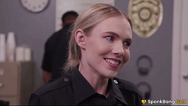 Hot Cop Gets Slammed And Fucked By The Whole Force After Getting Caught Cheating