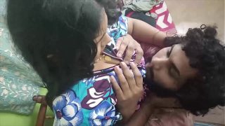 Horny Desi Couple Lip-lock And Squeeze Tits Like Crazy