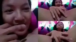 Beautiful Young Girl Fingers Her Virgin Pussy
