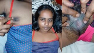 Desi Girl From Hyderabad Strips Down And Spreads Her Hairy Pussy Wide Open