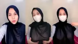 Hijab Girl With See-through Jilboob Shows It All, Making You Hard.