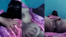 Ibu Ngaji Teacher Gets Horny And Fingers Herself Until She Cums.
