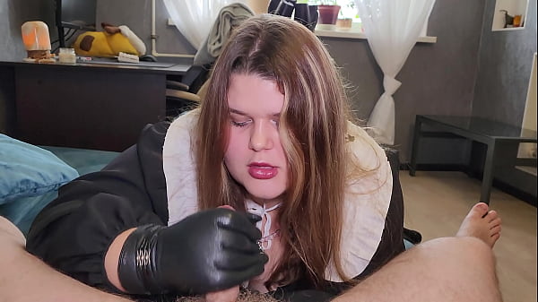 Massive Cum Explosion As Thick Leather-gloved Mistress Chubby Vampire Sucks And Strokes You Raw.