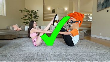I Bent Fiona Frost’s Tight Bald Cunt Open Wide During Our Porndudecasting Yoga Session.