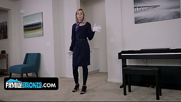 Thick Blonde Stepsister Allie Nicole Takes A Hot Creampie From Her Horny Stepbro