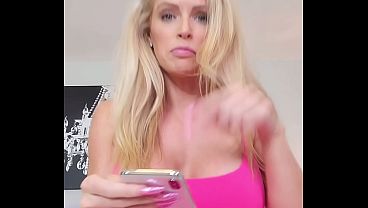 Caught By Step-mom While Stroking It To Her Dirty Videos