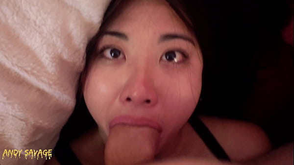 19-year-old Chinese Girl’s Pov Face-fucking Until A Messy Facial