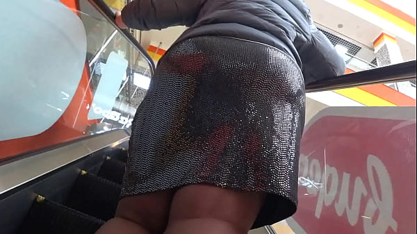 Secretly Watching A Thick Older Woman In The Mall, Her Fat Nylon-covered Legs And Huge Ass Straining Under A Tight Skirt—foot Fetish Amateur Action.