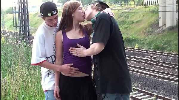 Cum All Over Cute Blonde Teen Alexis Crystal’s Face During A Wild Public Gang Bang Orgy