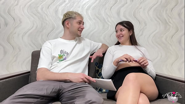 Step Sis Gets Home From School, Begs Step Bro For Homework Help, But He Says Only If She Gives Him A Handjob First
